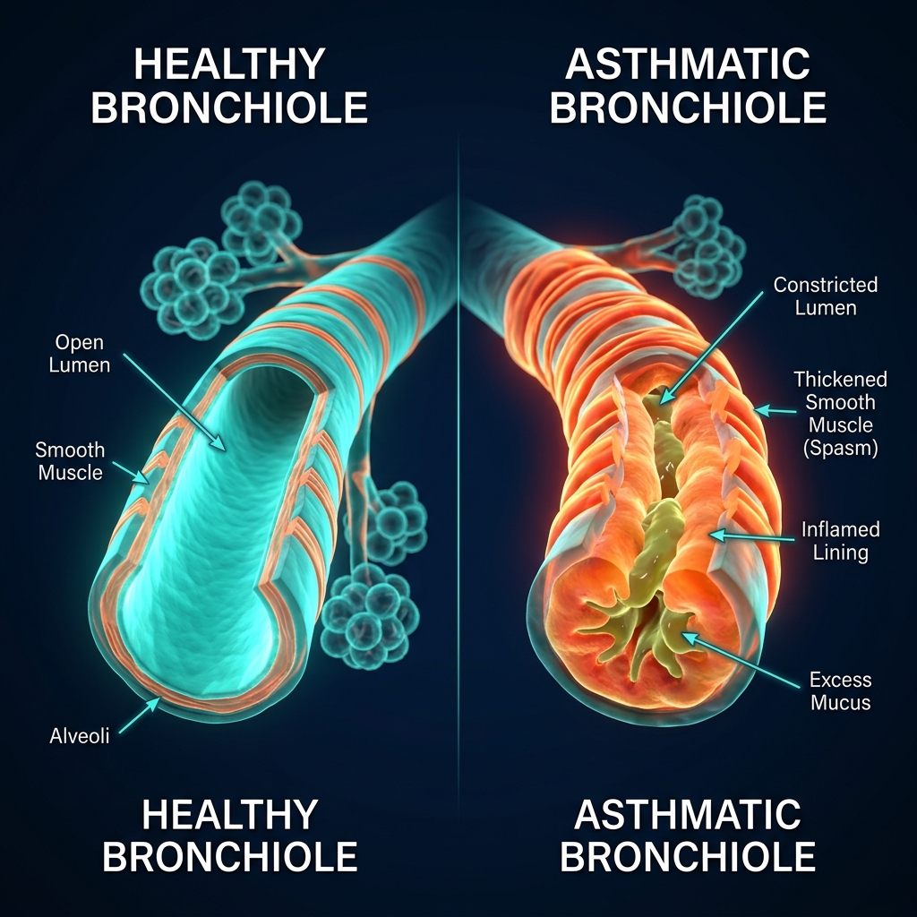 Asthma Triggers & Bronchospasms: Restoring Lung Vital Capacity and Calming Vagal Nerve Reflexes